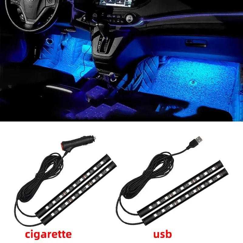 LED Car Interior Neon Foot Light and Atmosphere Backlight Kit