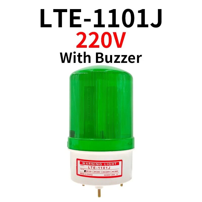 LED Strobe Signal Warning Buzzer Lamp