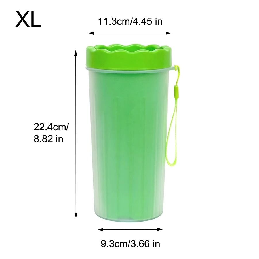 Pet Paw Cleaning Cup with Soft Silicone Brush