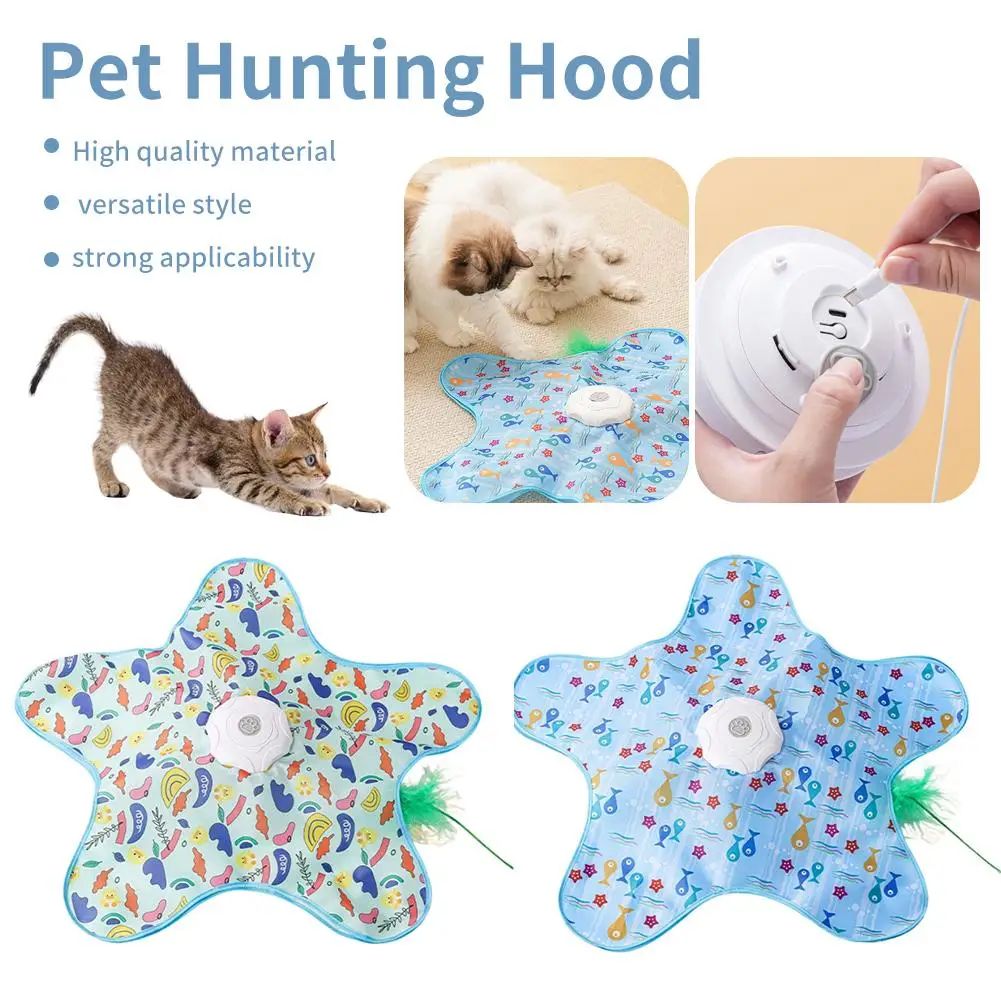 Interactive Hide and Seek Electric Cat Toy