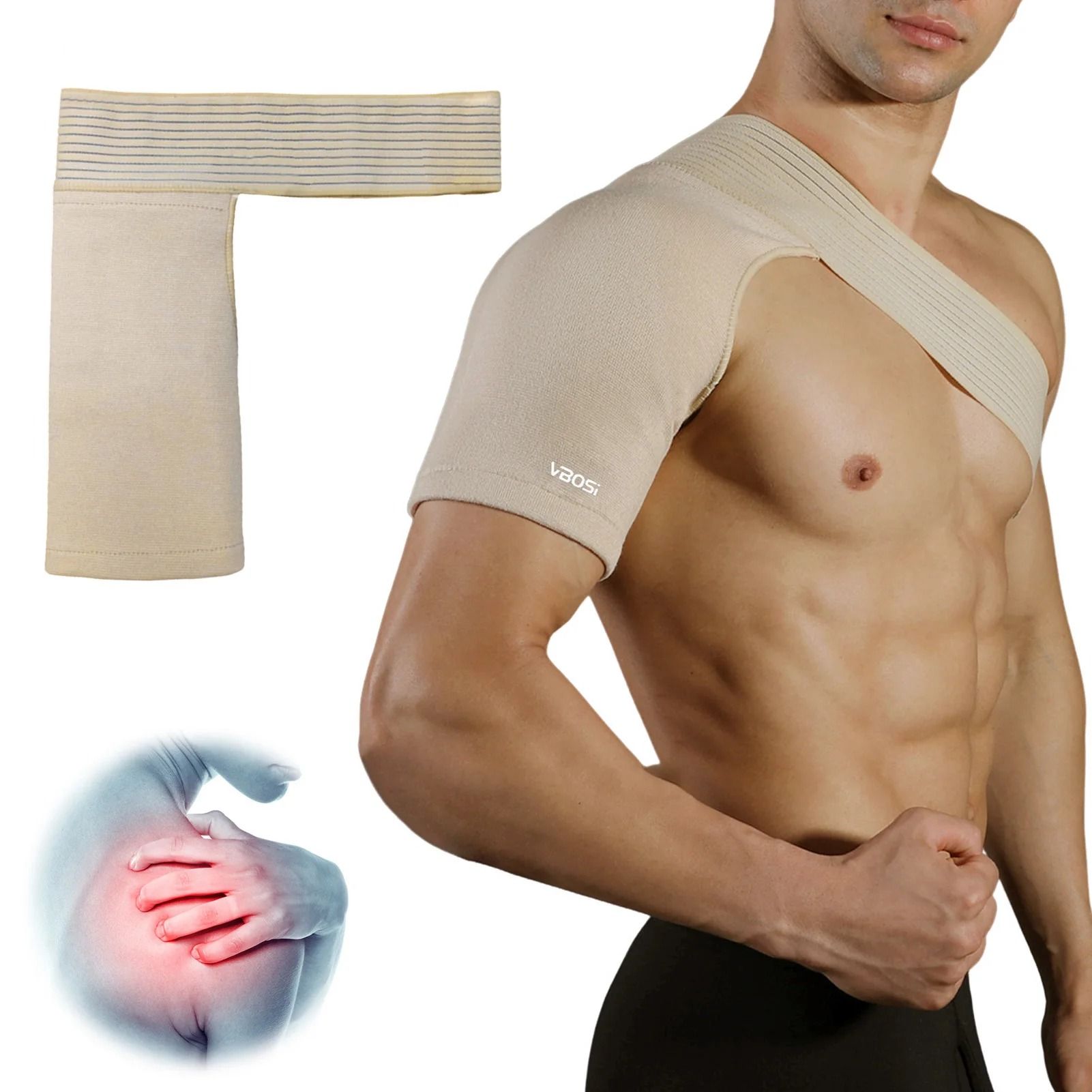 Sports Compression Shoulder Strap Breathable Support Brace