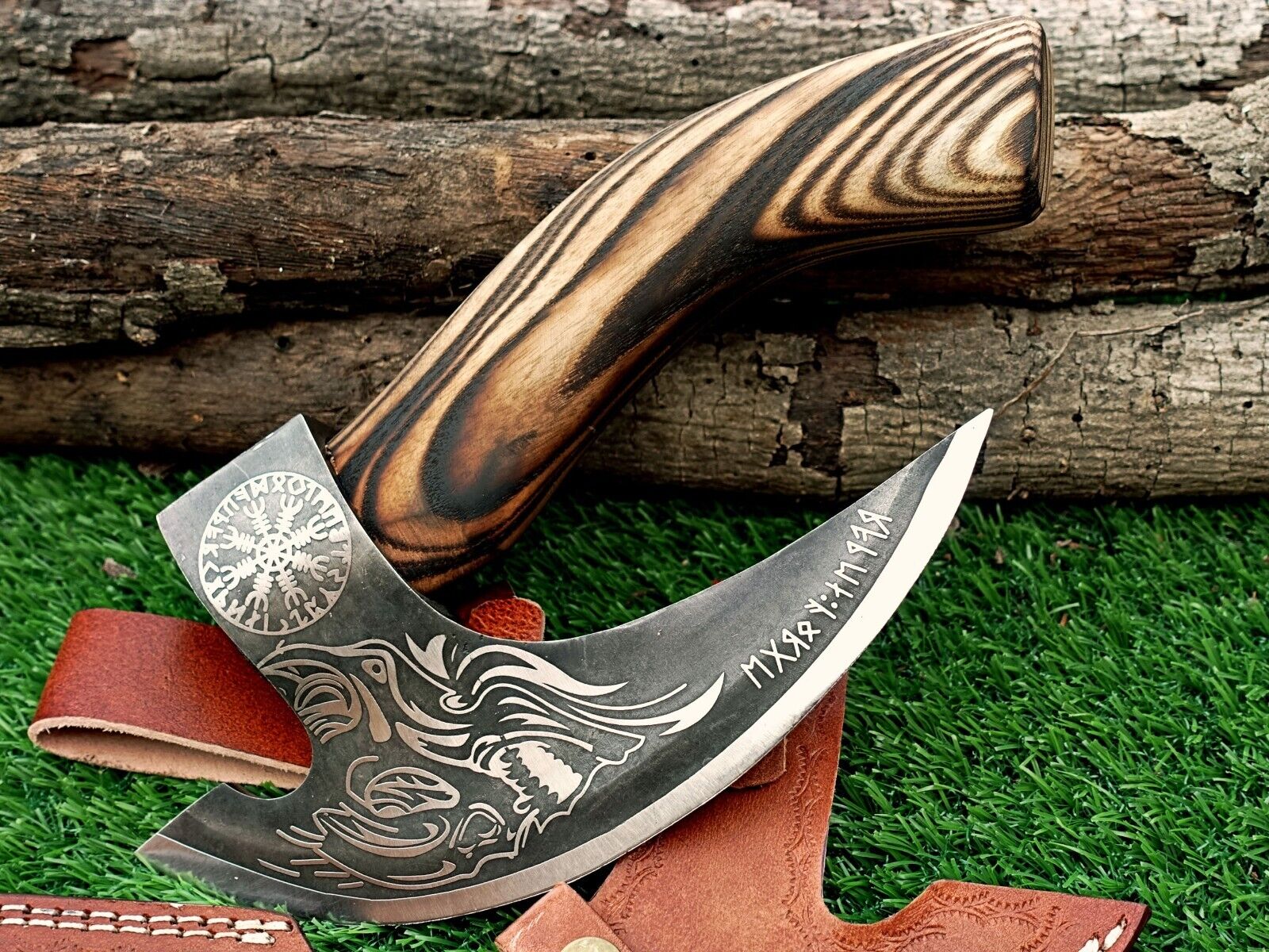 Custom Handmade Pizza Axe, Pizza Slicer, Viking Pizza Cutter, Camping Axe