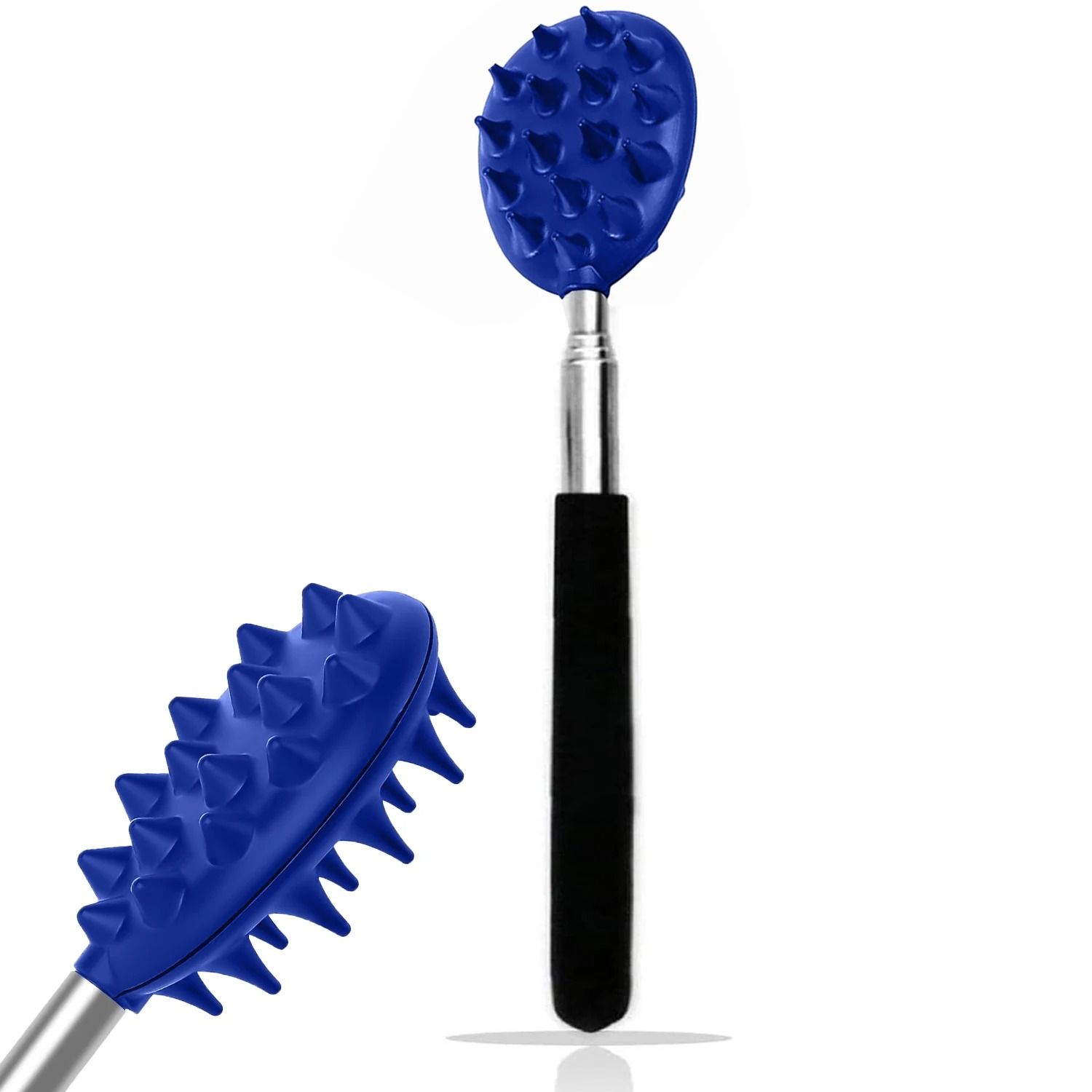 Extendable Back Scratcher with Dual Scratch and Massage Surfaces