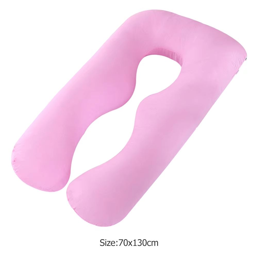 U-Shape Maternity Pillow Cover – 100% Cotton Replacement Case for Pregnancy & Nursing Body Pillows