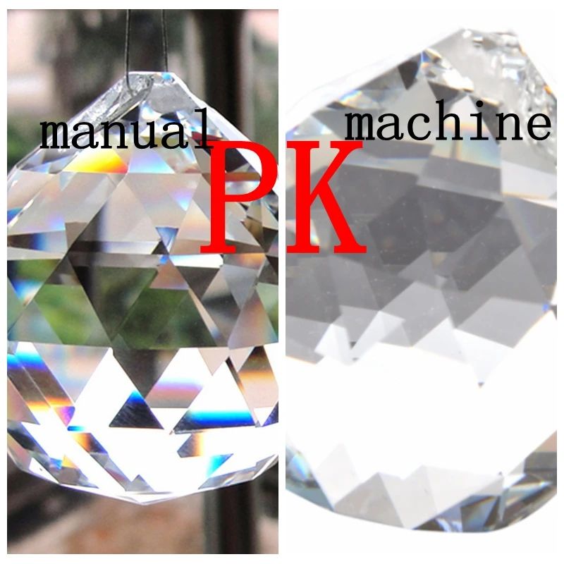 Faceted Crystal Ball Prism Suncatcher Chandelier Pendant