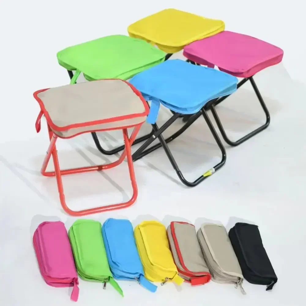 Ultralight Portable Camping Stool – Compact Backpacking Folding Chair for Outdoor Fishing, Picnic, Beach