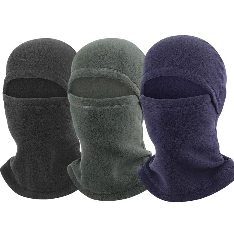 Unisex Knitted Balaclava Hat with Ear Warmer Breathable Face Mask