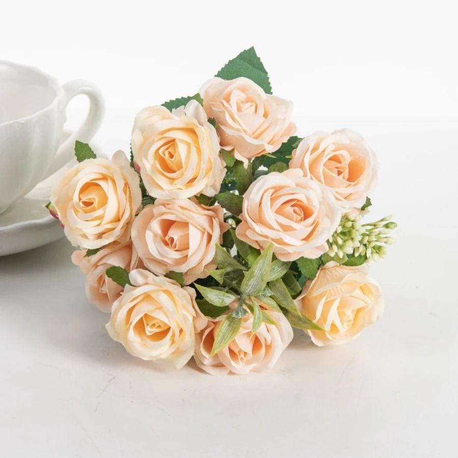 Elysian Silk White Rose Bundle