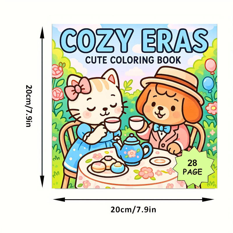 Cutie Coloring Book for Adults, Valentine's Day Gifting, Birthday Party Gift, Christmas, Drawing Supplies