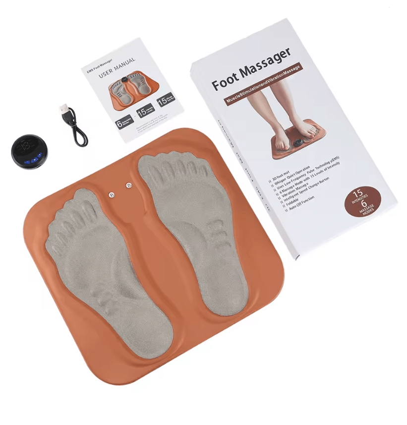 Smart 3D EMS Foot Massage Pad with Remote Control