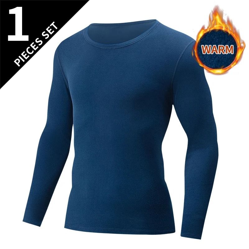 Mens Thermal Underwear Long Sleeve Top and Pants Set