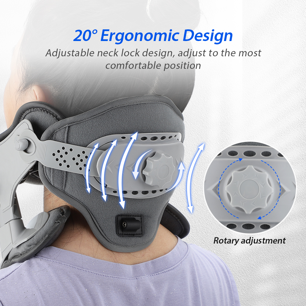 Cervical Support Posture Correction Collar, Neck Cervical Traction, Adjustable Heating, Neck Retractor for Children