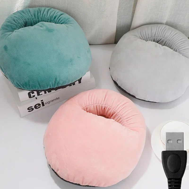 CozyTherm Electric Foot Warmer – Soft Velvet Heated Foot Warmer for Home & Bedroom