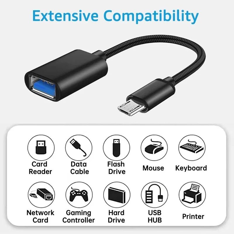 Compact Micro USB OTG High Speed Data Link