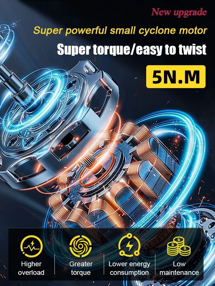 68/76 IN 1 Precision Electric Screwdriver Set 5 Levels Adjustable with Fill Light