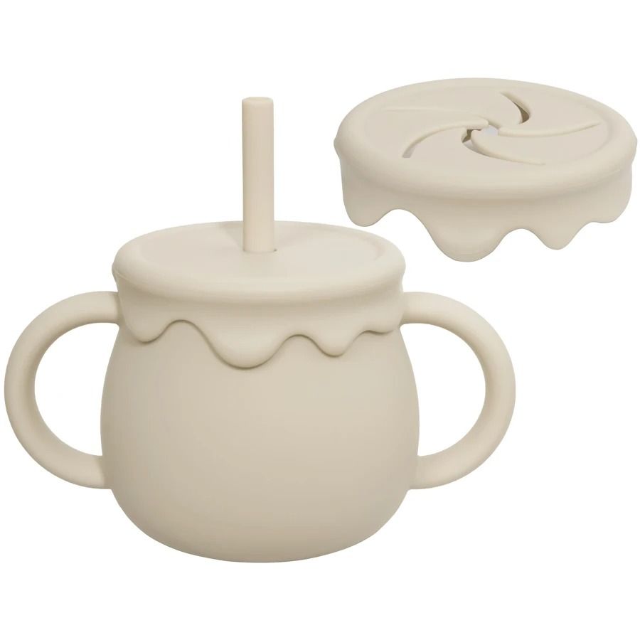 Bloom-Sip 2-in-1 Silicone Snack & Sippy Cup