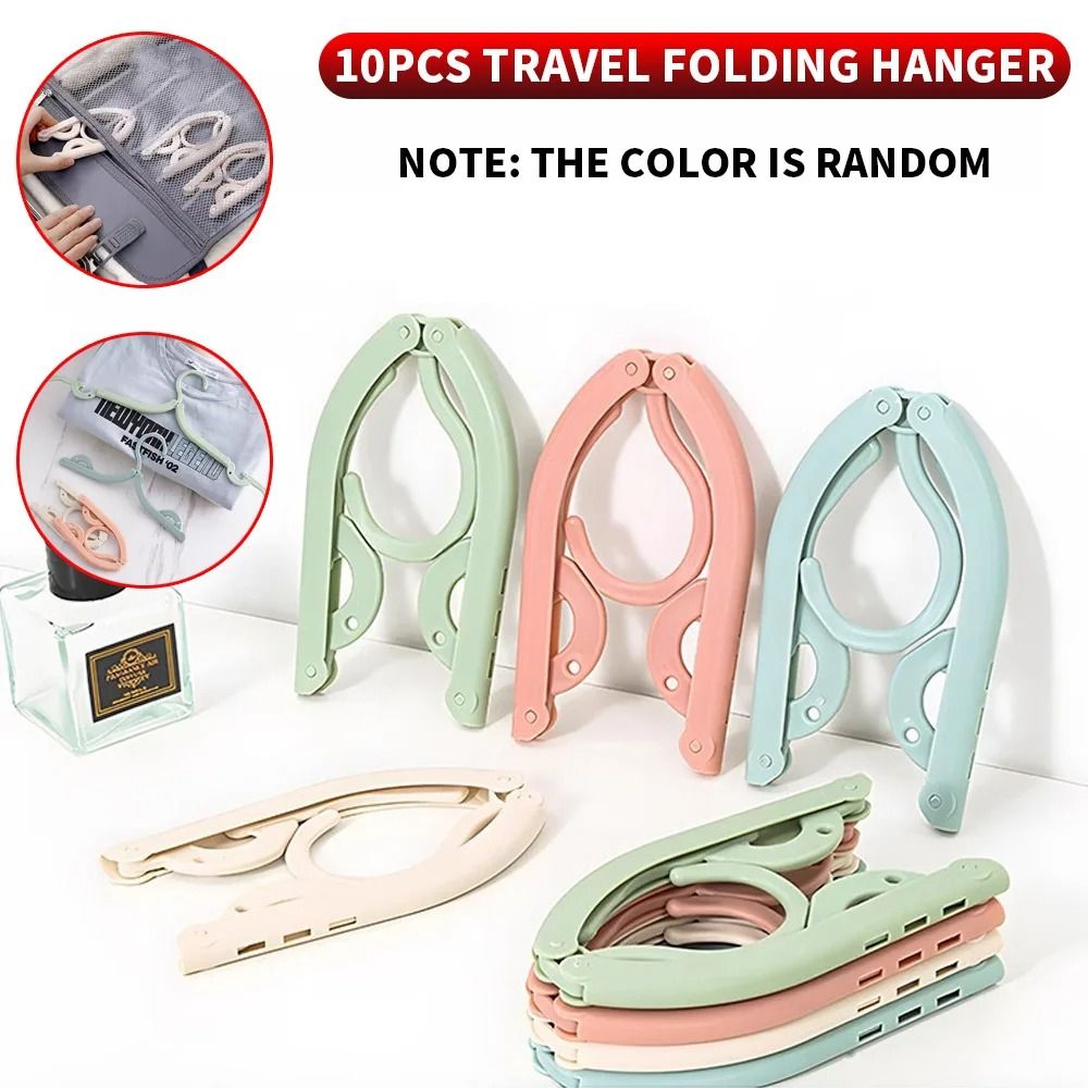 ABS Travel Folding Clothes Hanger – Ultra-Light Portable & Anti-Slip Design