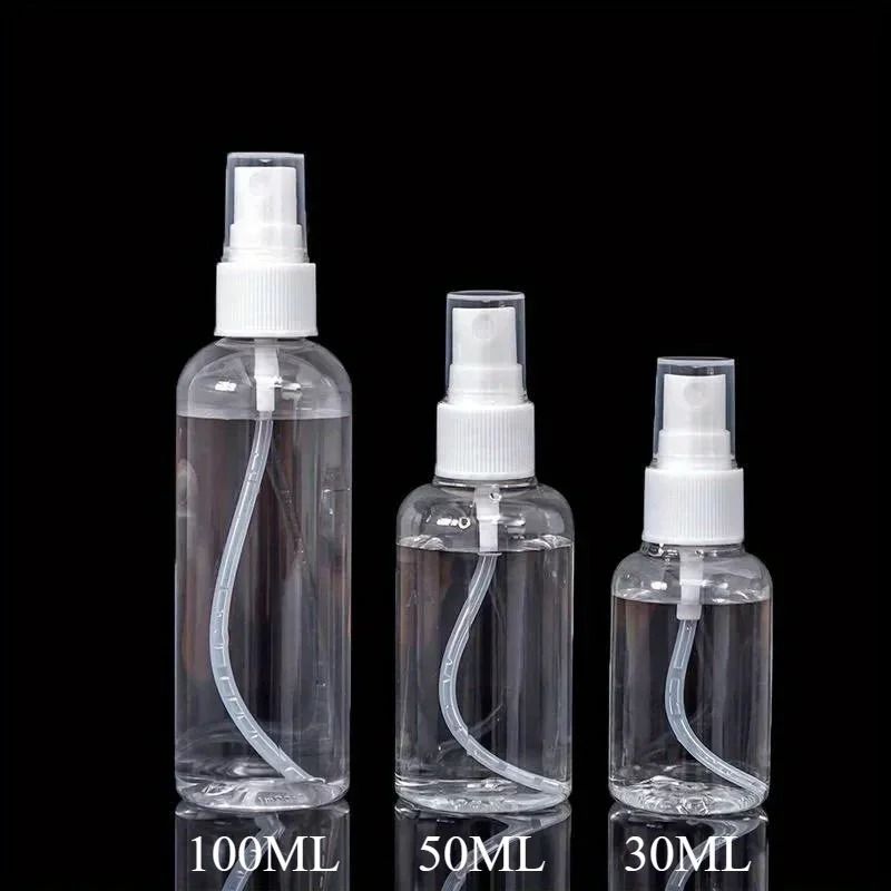 Mini Refillable Spray Bottle Set Transparent Travel Water Sprayers