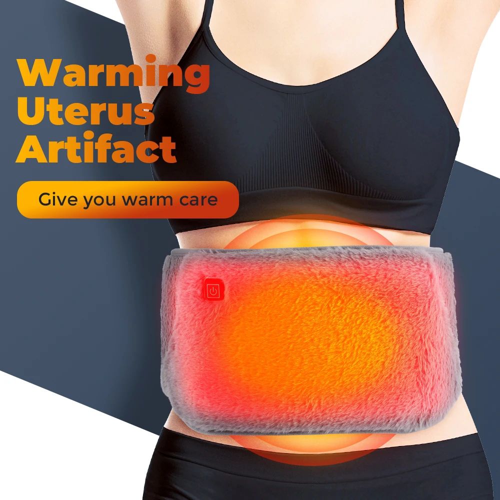 USB Electric Heating Waist Belt Hot Compress Warmer