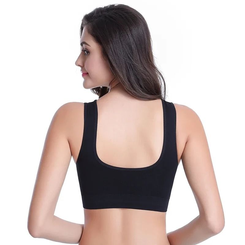 Seamless Push-Up Bra Set with Removable Pads Wireless Fitness Body Shaping Bra