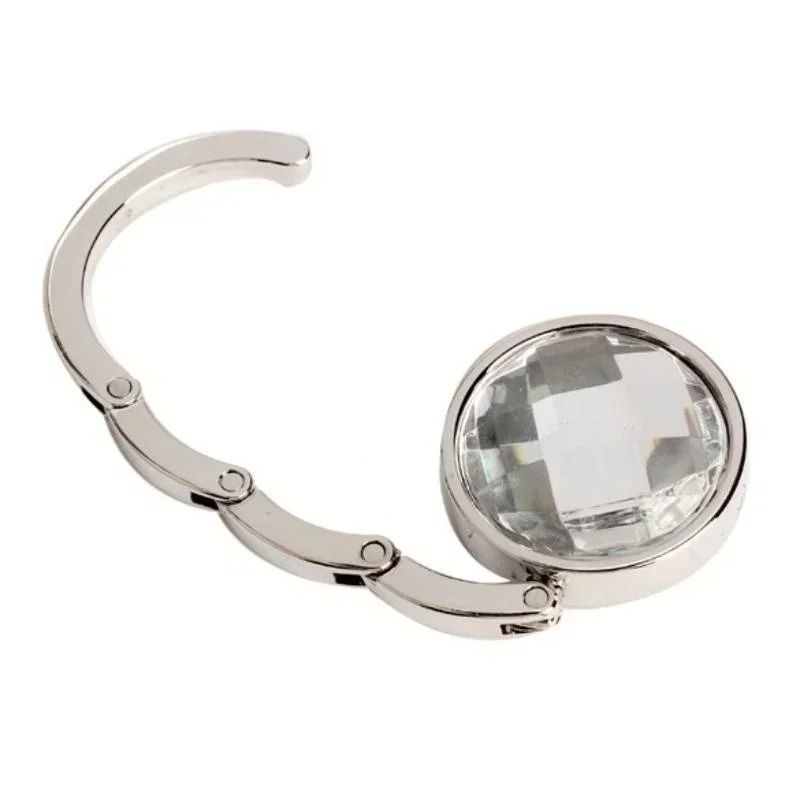 Foldable Crystal Purse Hook and Table Bag Holder