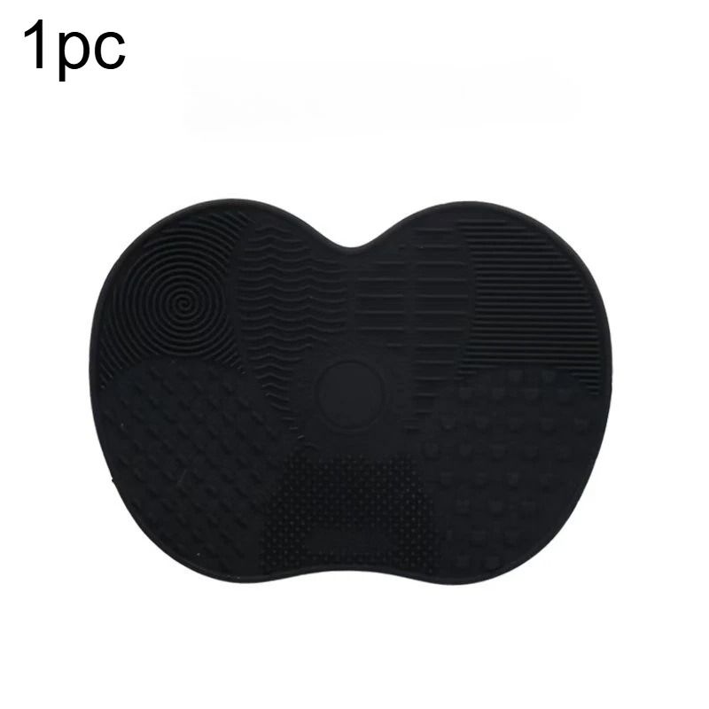 Silicone Apple-Shaped Makeup Brush Cleaner Pad