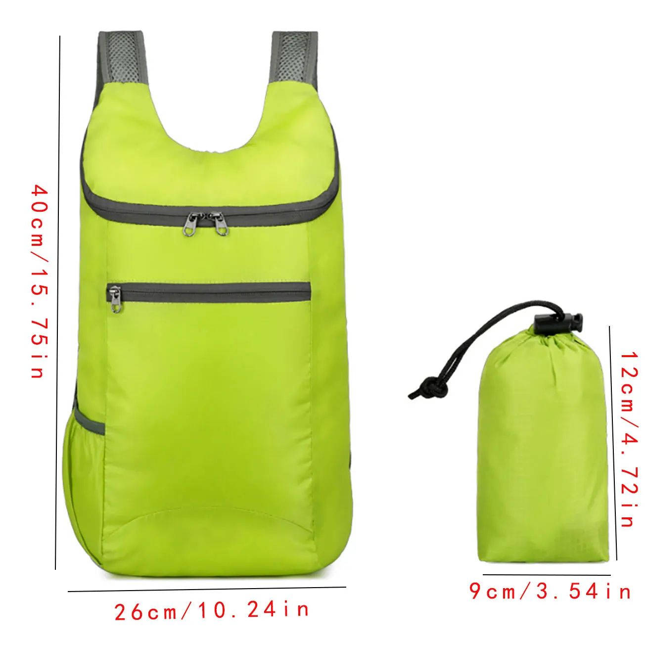 WeekendGo Foldable Waterproof Travel Backpack - Lightweight, Large-Capacity Weekend & Business Bag