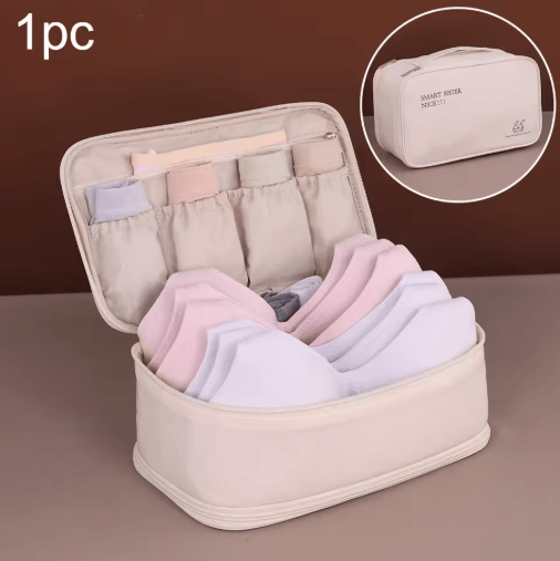 Travel Storage Organizer Bag – Double-Layer Underwear, Socks & Pantyhose Packing Pouch