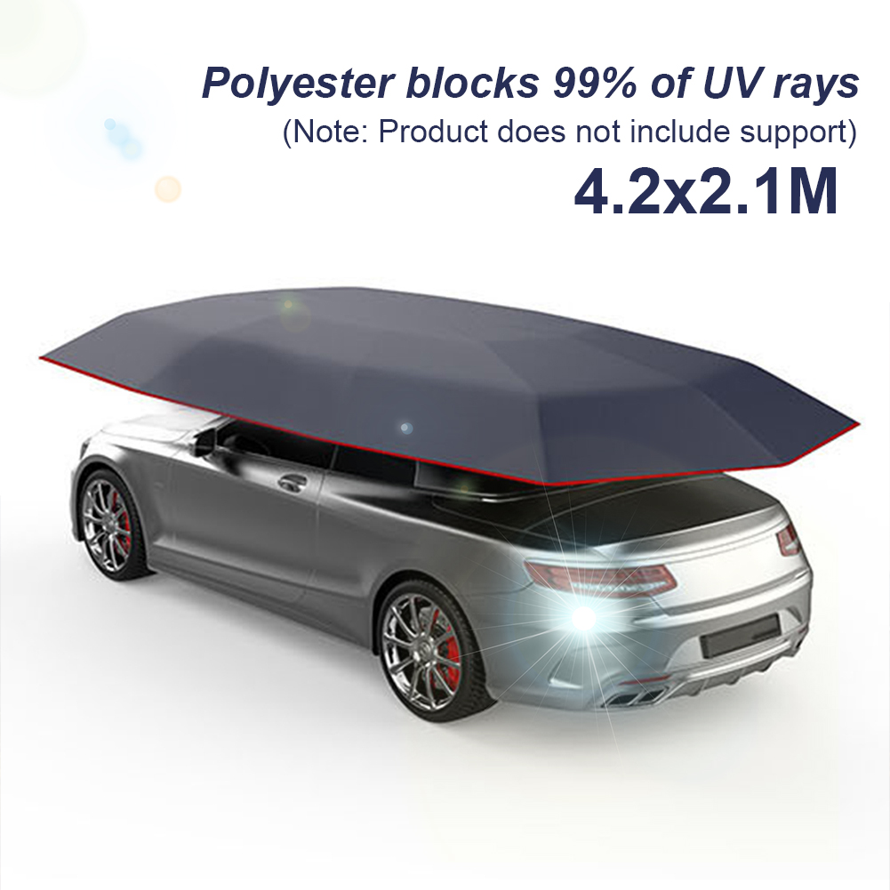 Portable Carport Tent, Folded Car Umbrella Waterproof Protection for Outdoor Camping, Fishing & Automobile