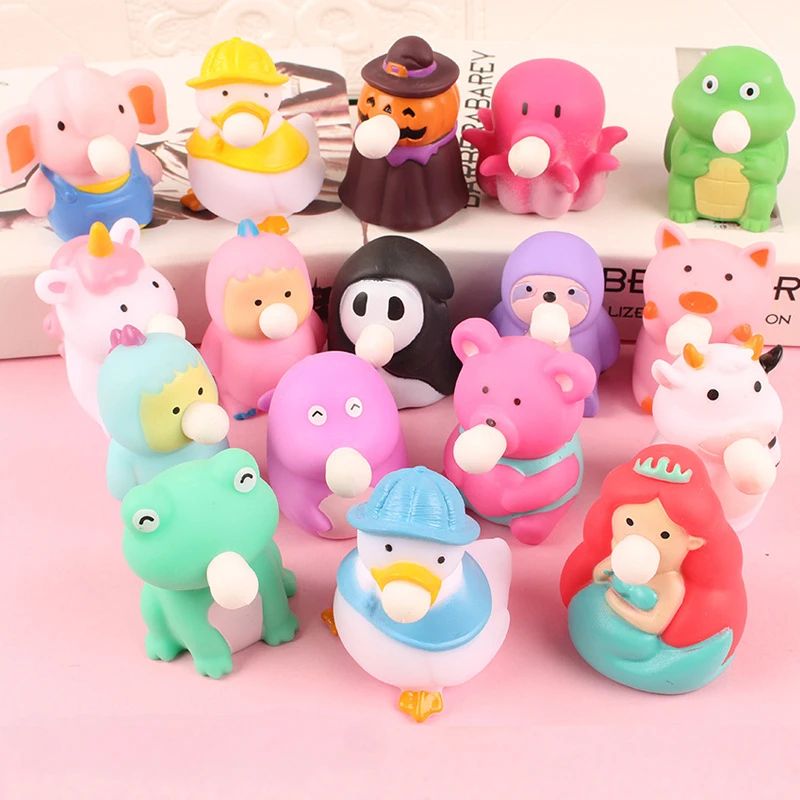 Cute Squishy Stress Relief Toy – Soft Sensory Fidget Ball for Anxiety & Fun