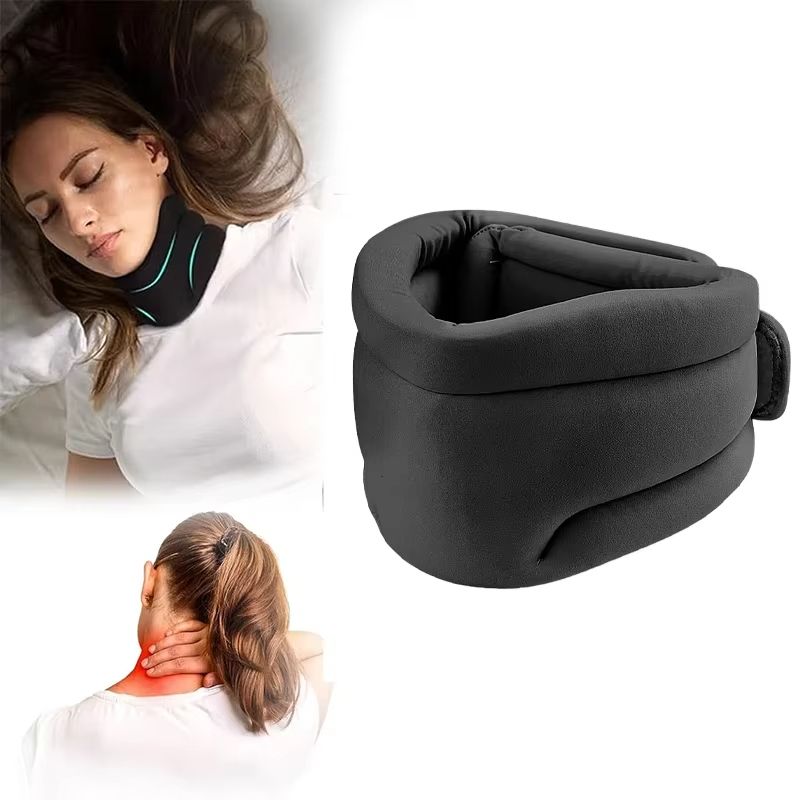 Adjustable Soft Cervical Neck Brace – Foam Support Collar for Pain Relief, Travel & Posture Correction