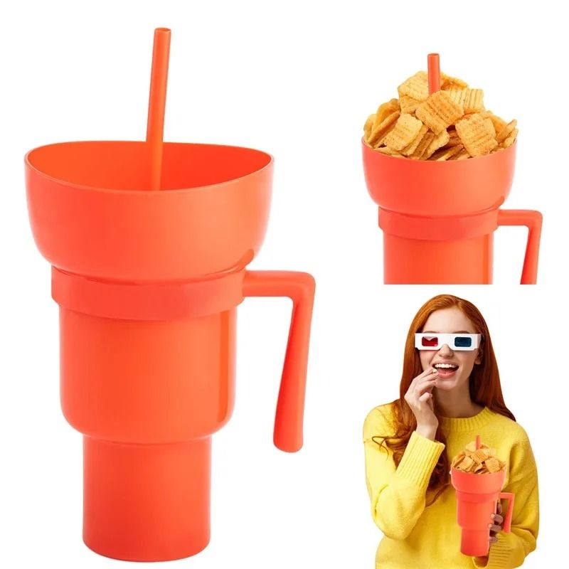 2-In-1 Stadium Tumbler & Snack Cup