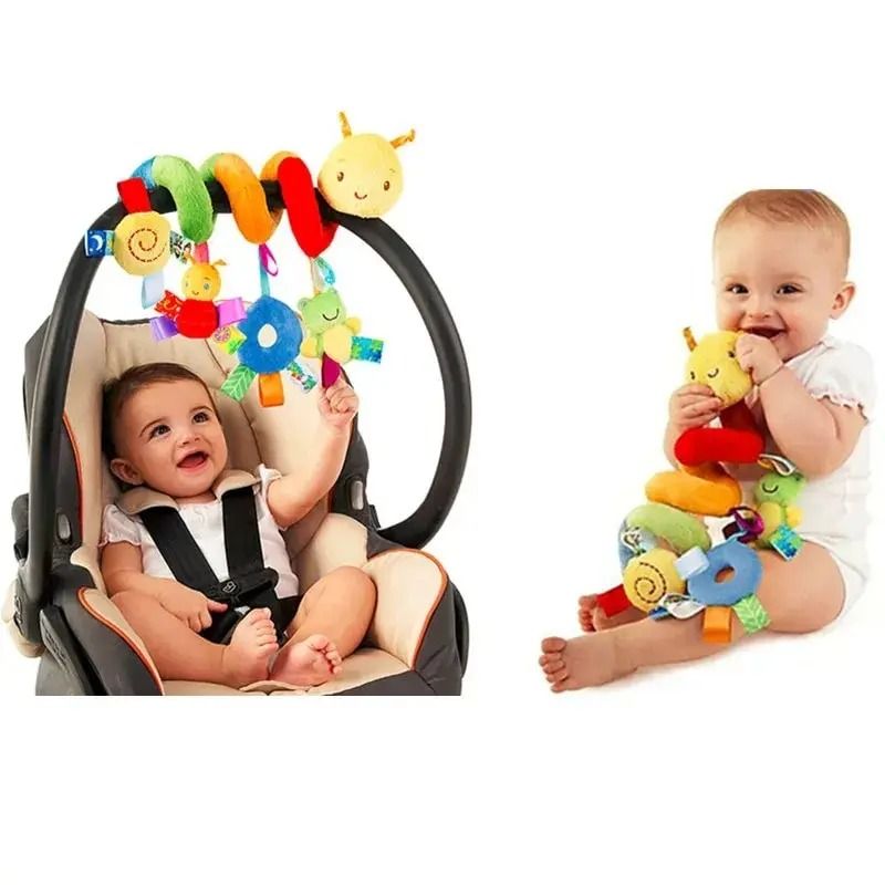 Cute Activity Musical Spiral Crib Stroller Car Seat Travel Hanging Toy