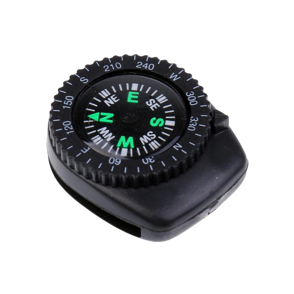 Watch Band Compass Mini Wrist Compass for Hiking Camping and Survival