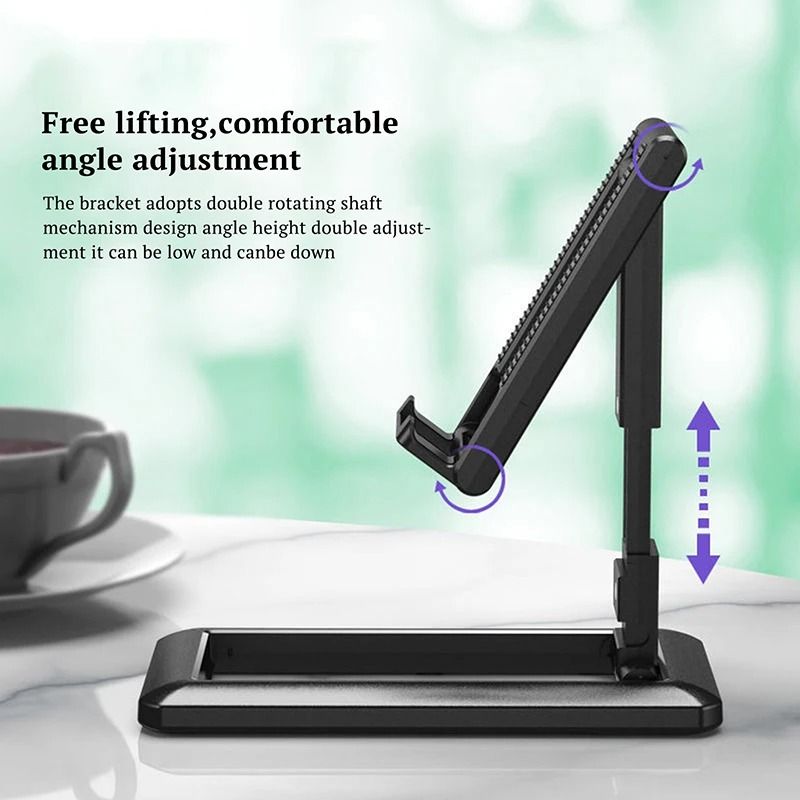 Universal Foldable Desktop Smartphone and Tablet Holder