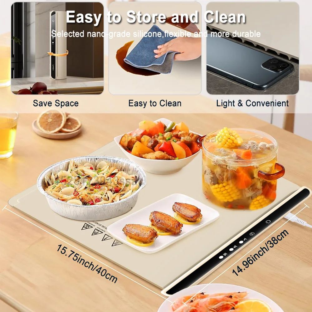 Foldable Electric Food Warming Tray
