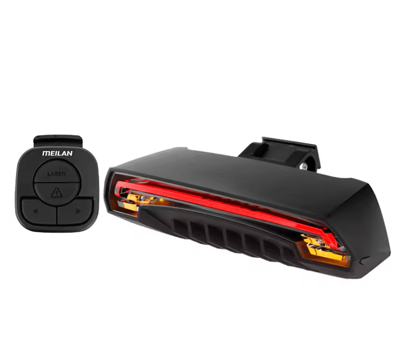Wireless Bike Rear Light Smart Brake USB Rechargeable with Remote Turn Signals