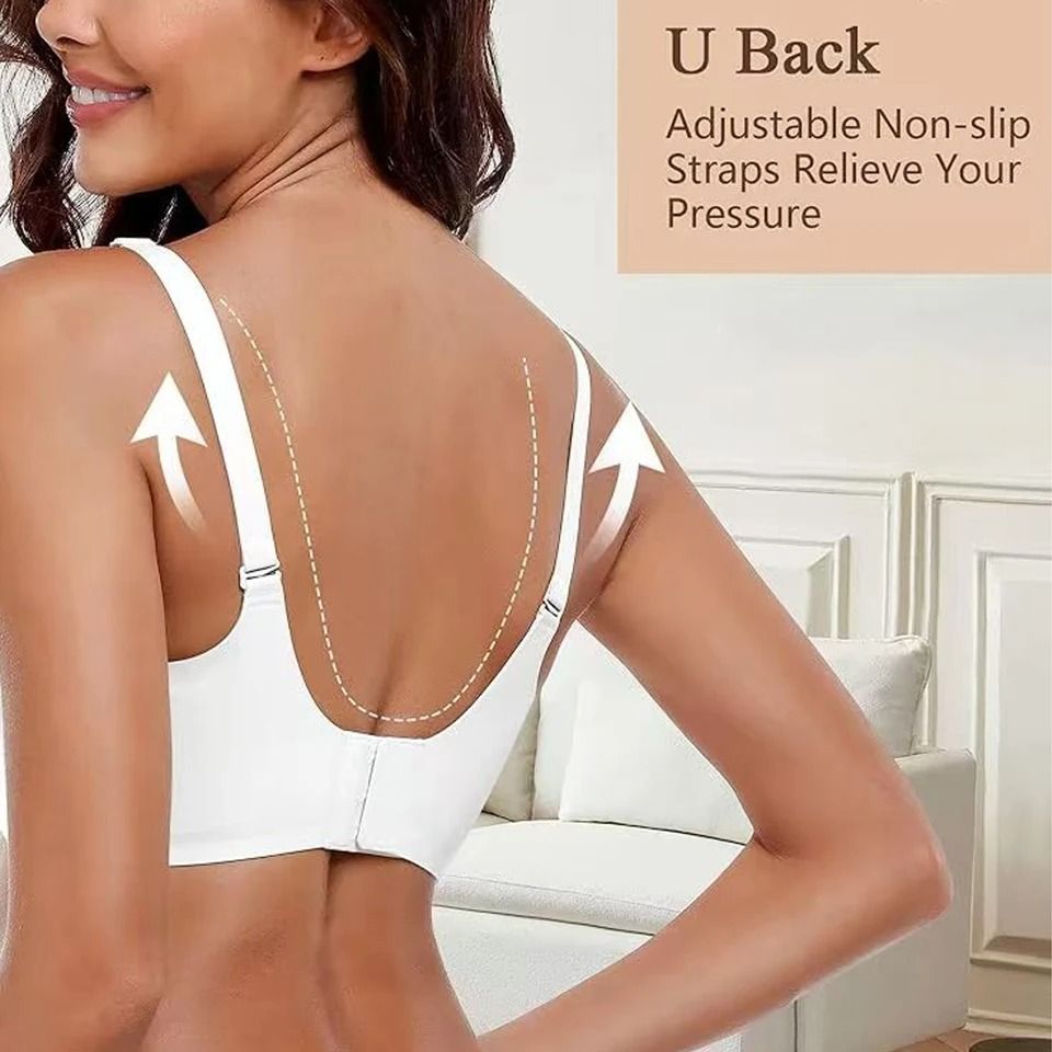 Women's Seamless Push Up Bra with Removable Padding