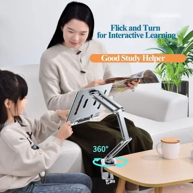 Eary Adjustable Laptop Arm Mount with 360 Rotating Desk Stand