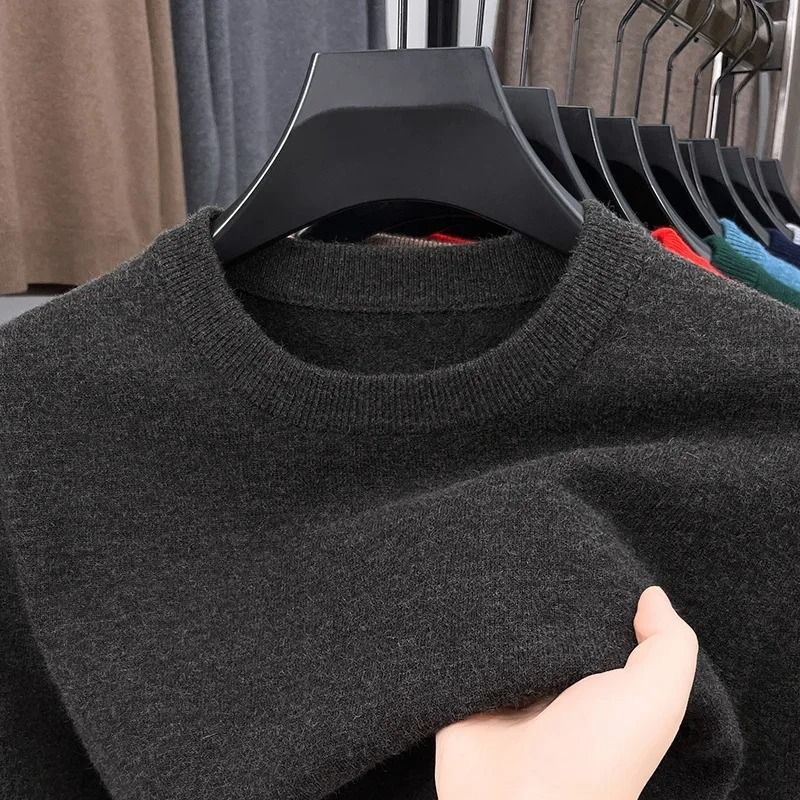 Mens Diamond Pattern Knit Sweater