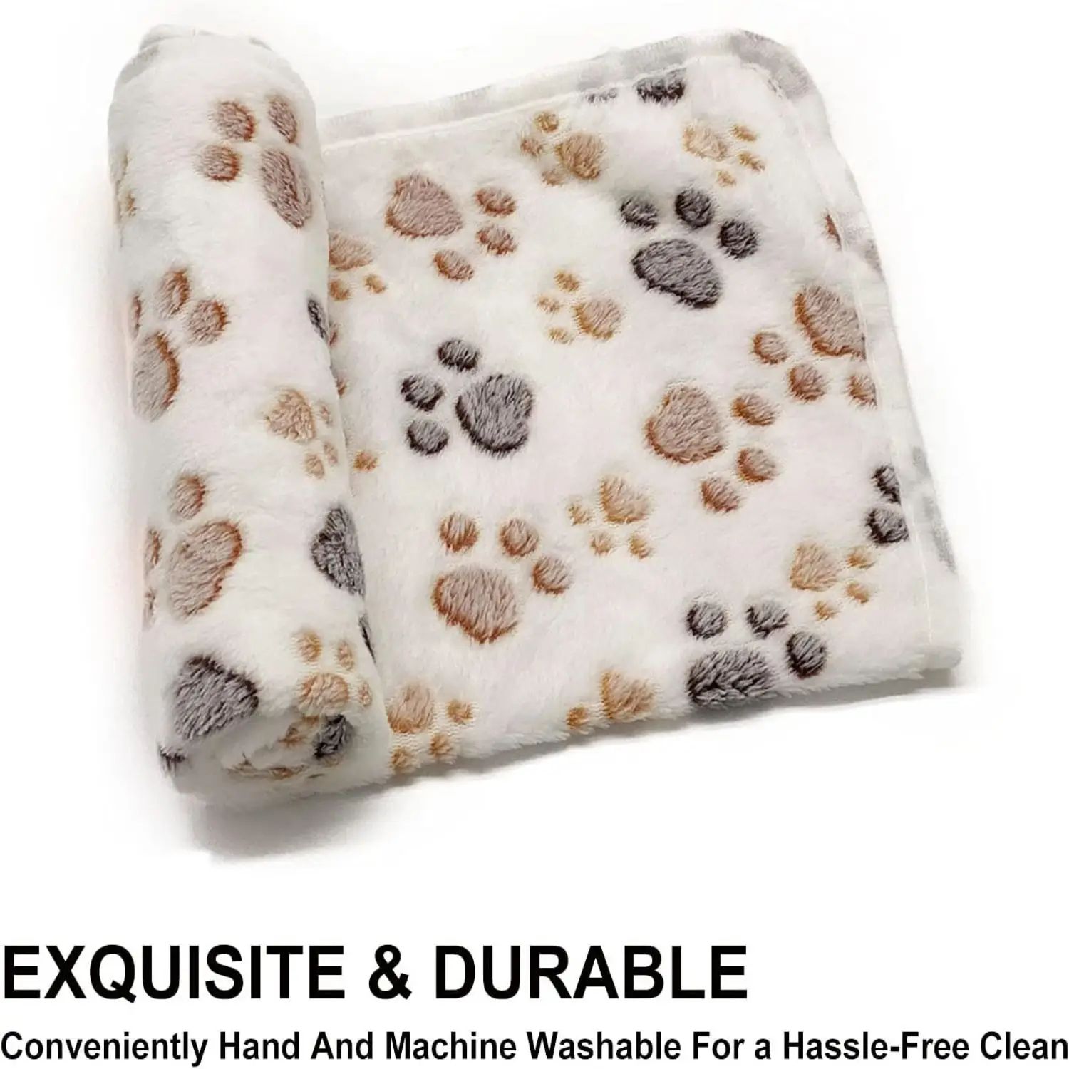SnuggleSoft Comfort Throw – Dog Blanket & Warm Fleece Pet Sleep Mat for Cats and Puppies