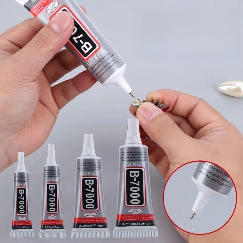 Clear Strong Adhesive Glue for Multi-Purpose Repair – B7000 Industrial Strength for Jewelry, Phone, and DIY Projects