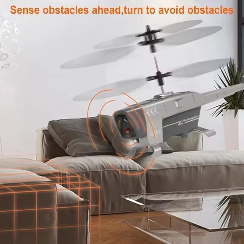 SkyGuardian CZ02 2.5-Channel Obstacle-Avoidance RC Helicopter Drone