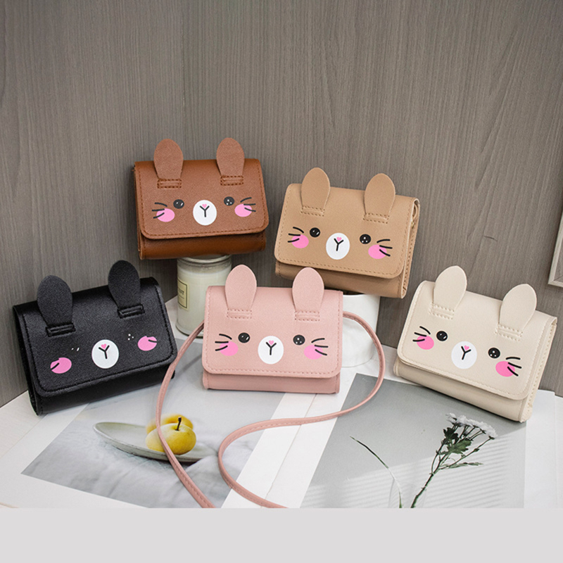 PU Leather Small Shoulder Crossbody Bags, Children's Mini Handbags, Hot Sale Princess Baby Girls, Cute Kids Coin Purse