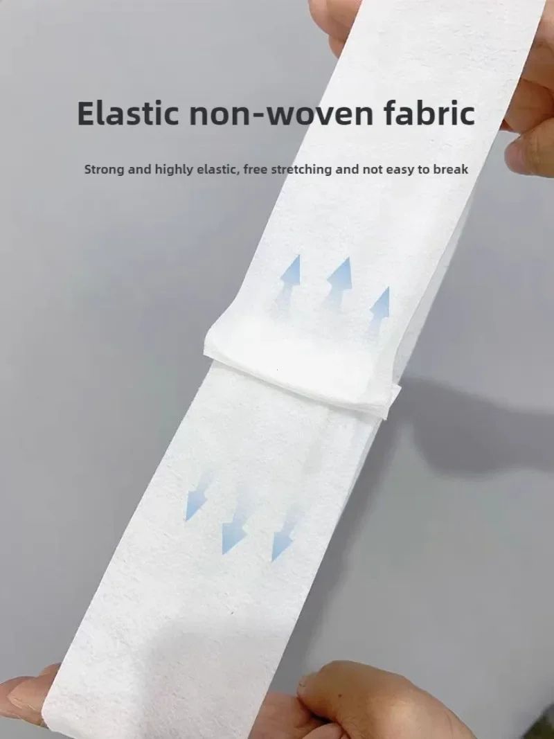50PCS Disposable Spa Headbands Soft Non Woven Facial Hair Bands