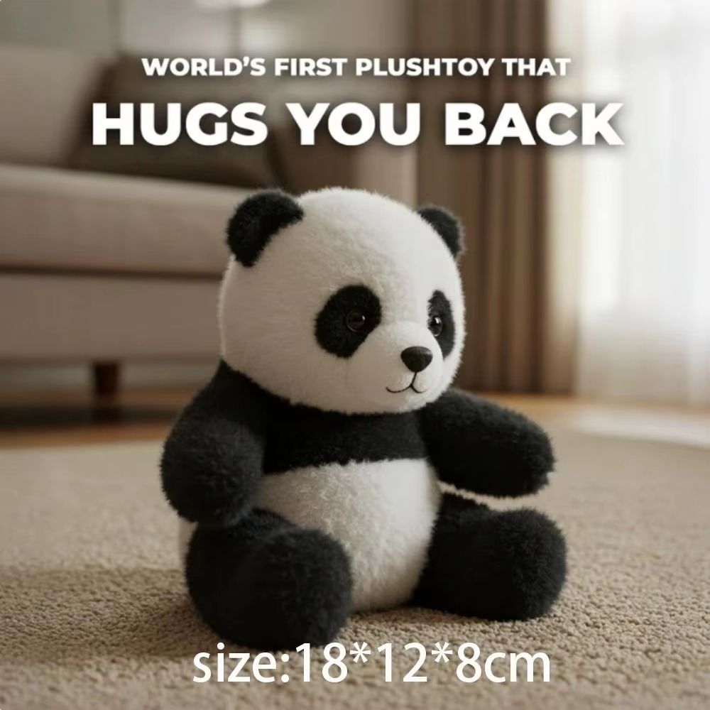 Panda emotional plush toy HugMotion You Back Panda Stuffed Animal for Comfort, Support, and Cuddling