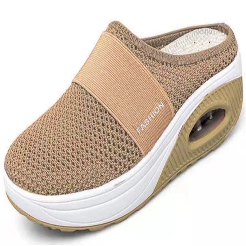 Women Wedge Sandals Open Toe Slip On Slippers