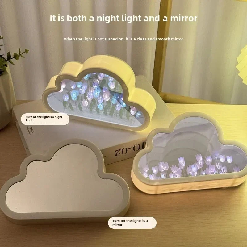 Creative Handmade Night Light, Transparent Atmosphere Light, Desktop Decoration, Qixi Lovers Gift