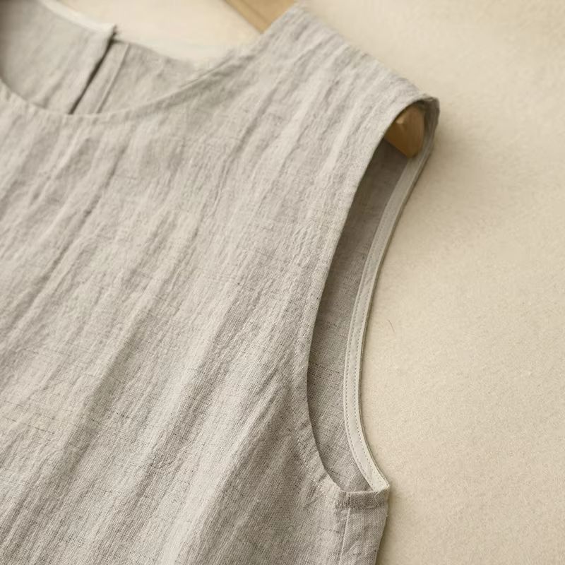 LinenEase Japanese-Inspired Cotton-Linen Sundress