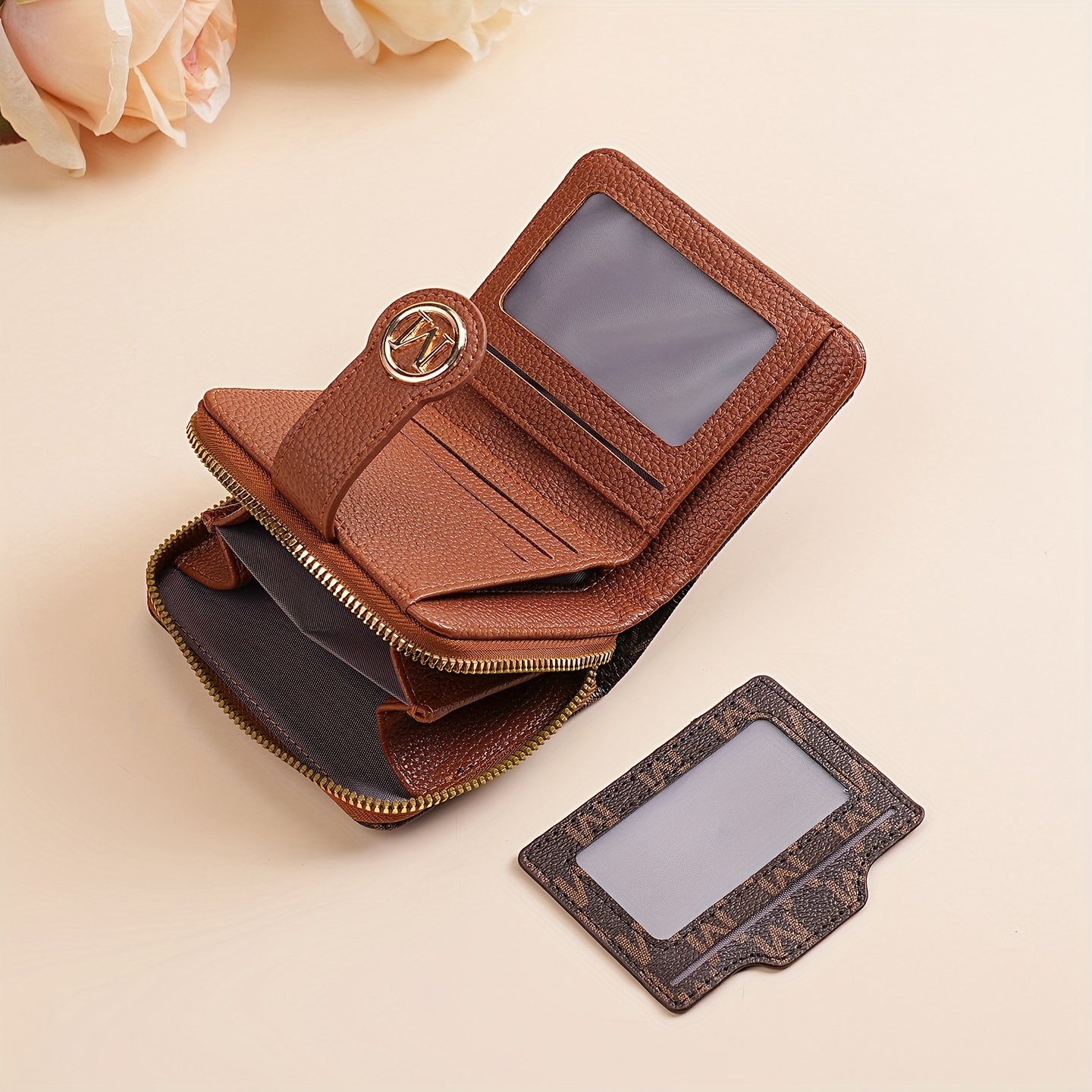 Minimalist Womens Wallet with Multiple Card Slots Cash Pocket Retro Style Perfect Travel Companion